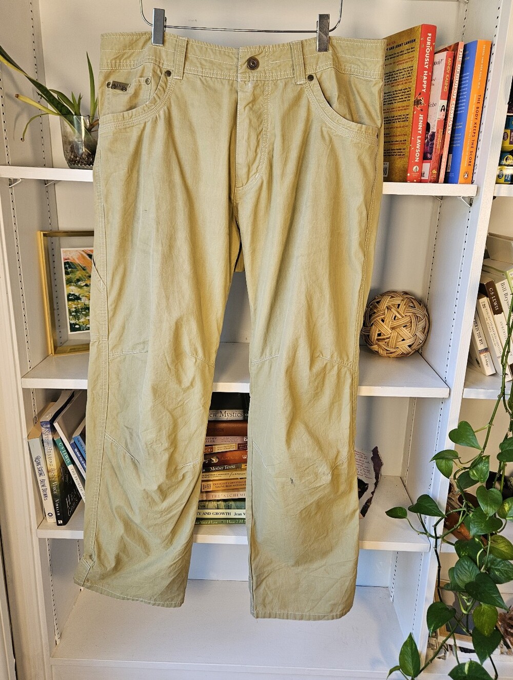 Kuhl Men's Revolvrs Pant Lightweight Light Khaki Size 34x30 Outdoor Workwear
